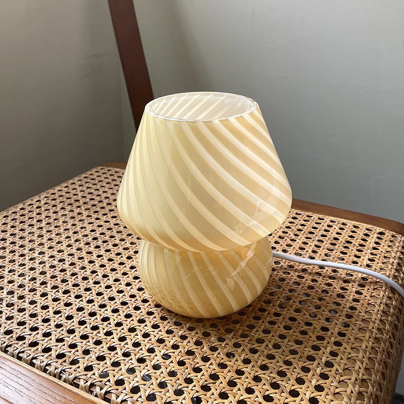 Retro Glass Bedside Table Lamp - Bedroom - Home2luxury