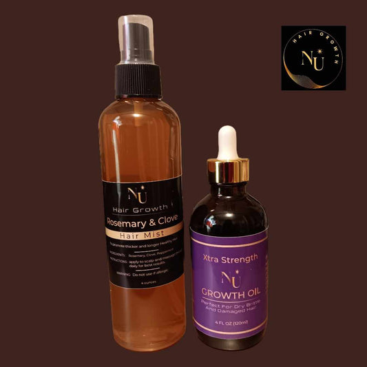 Rosemary & Clove hair mist and Xtra Strength Hair oil