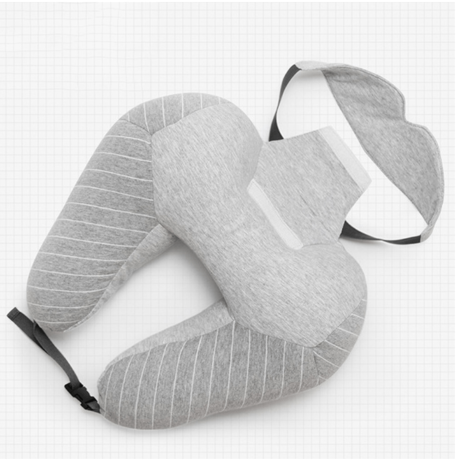 -Shaped Foam Travel Pillow - NeckLumbar