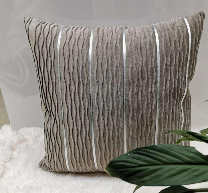 Striped Velvet Pillow Cover - Luxury & Simple - Home2luxury 