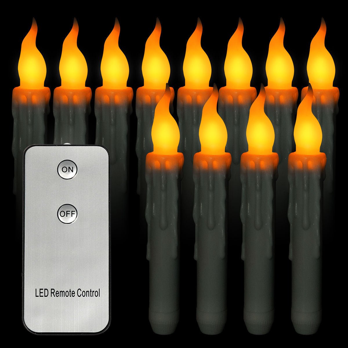 Flameless Taper Candle - Remote Control. - Home2luxury 