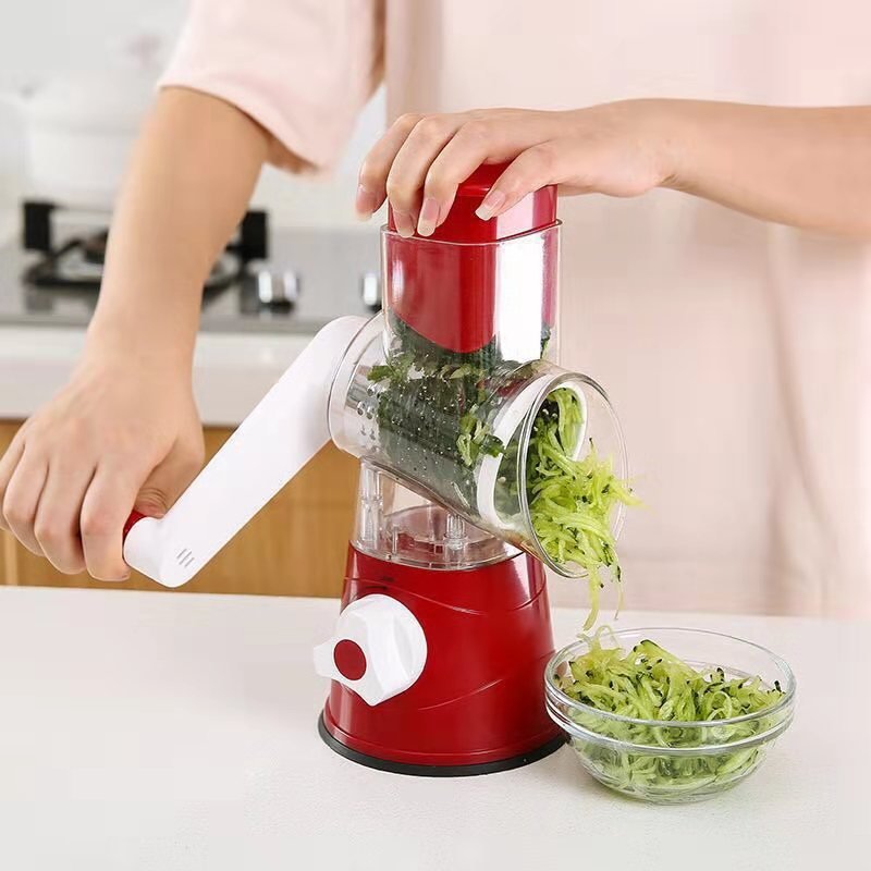 Vertical Vegetable Slicer - Rotary Grater & Cutter. - Home2luxury 