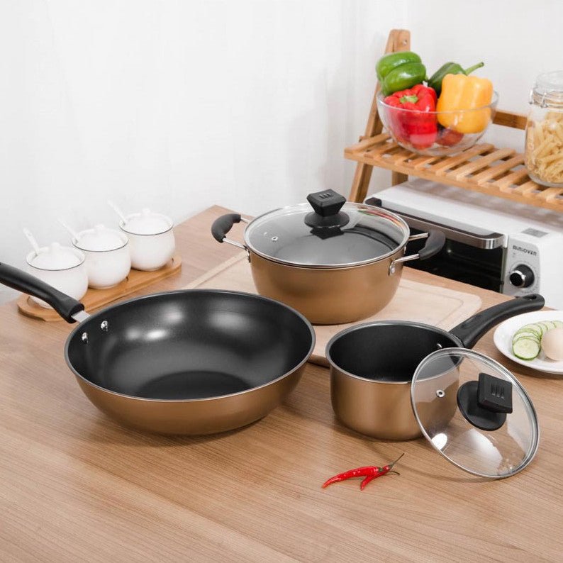 Set Of Pot Kitchen Cookware Cooking Pots - Home2luxury 