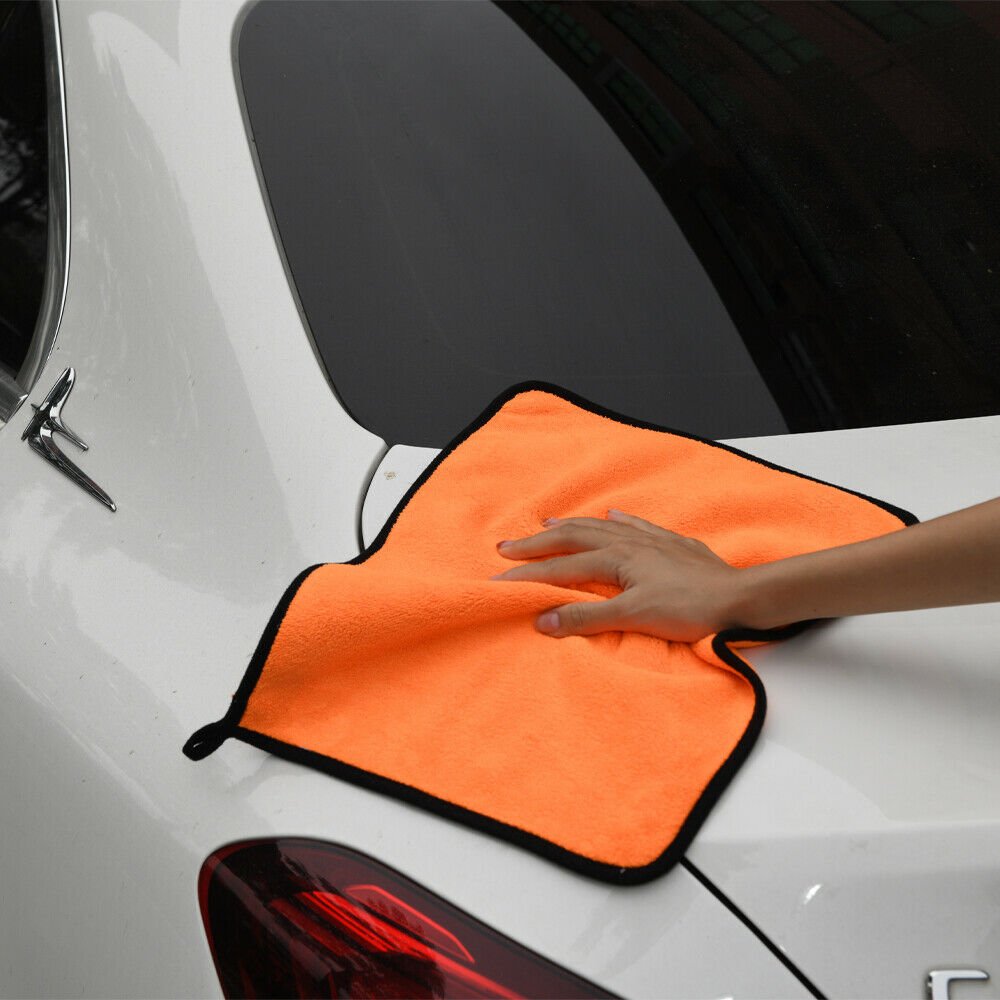 3-Pack Plush Car Wash Towels - Absorbent - Home2luxury 