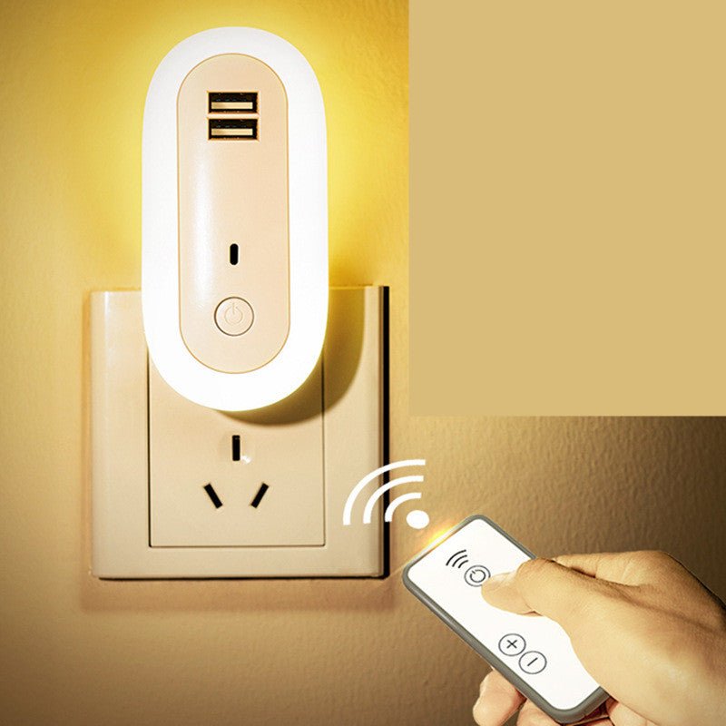 USB Wall Lamp with Remote - Dimmable LED - Home2luxury 