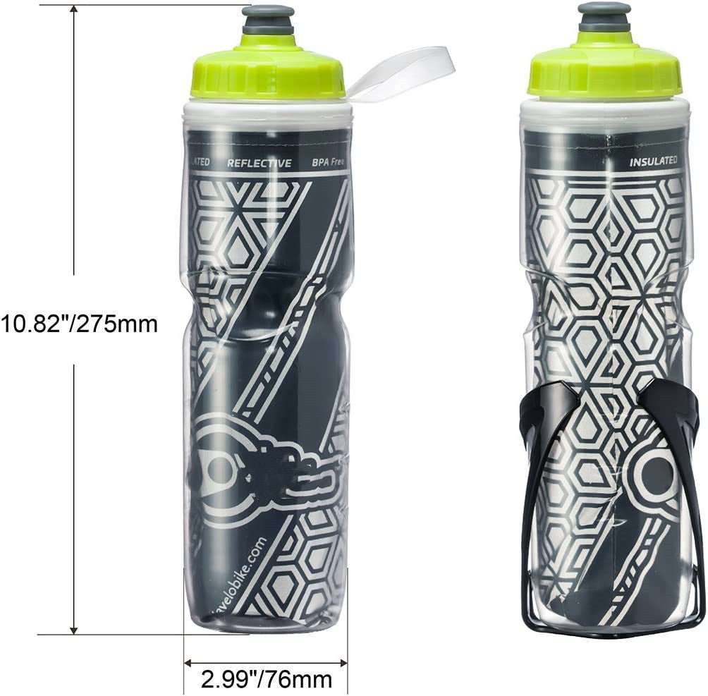 Double Insulated Bike Water Bottle - 26 Oz - Home2luxury 