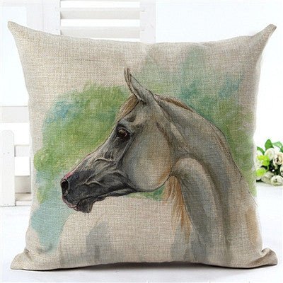 Horse pattern pillow pillowcase - Home2luxury 