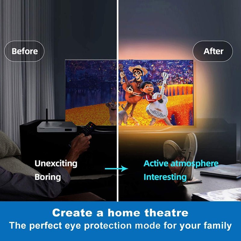 Flexible LED Strip Lights - Room/TV/Computer Decor. - Home2luxury 