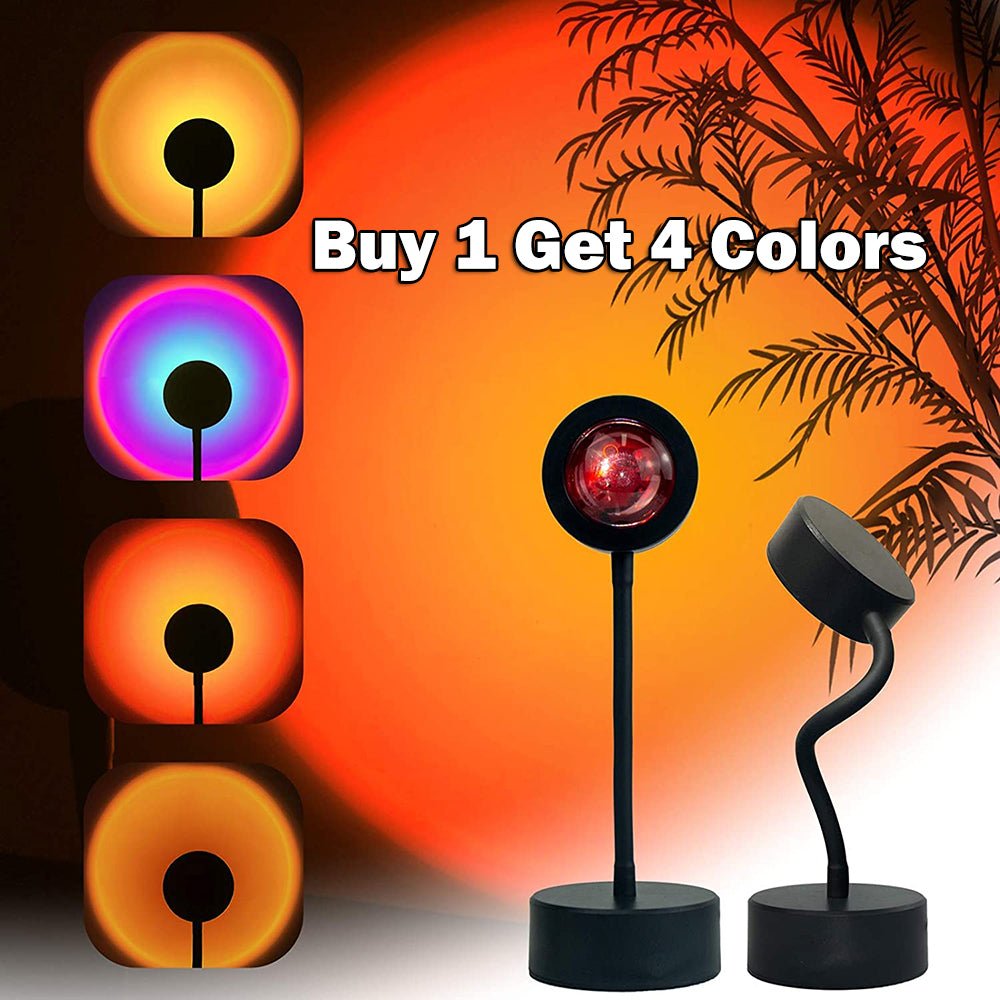 Sunset Light Rainbow Projection Lamp - Home2luxury 