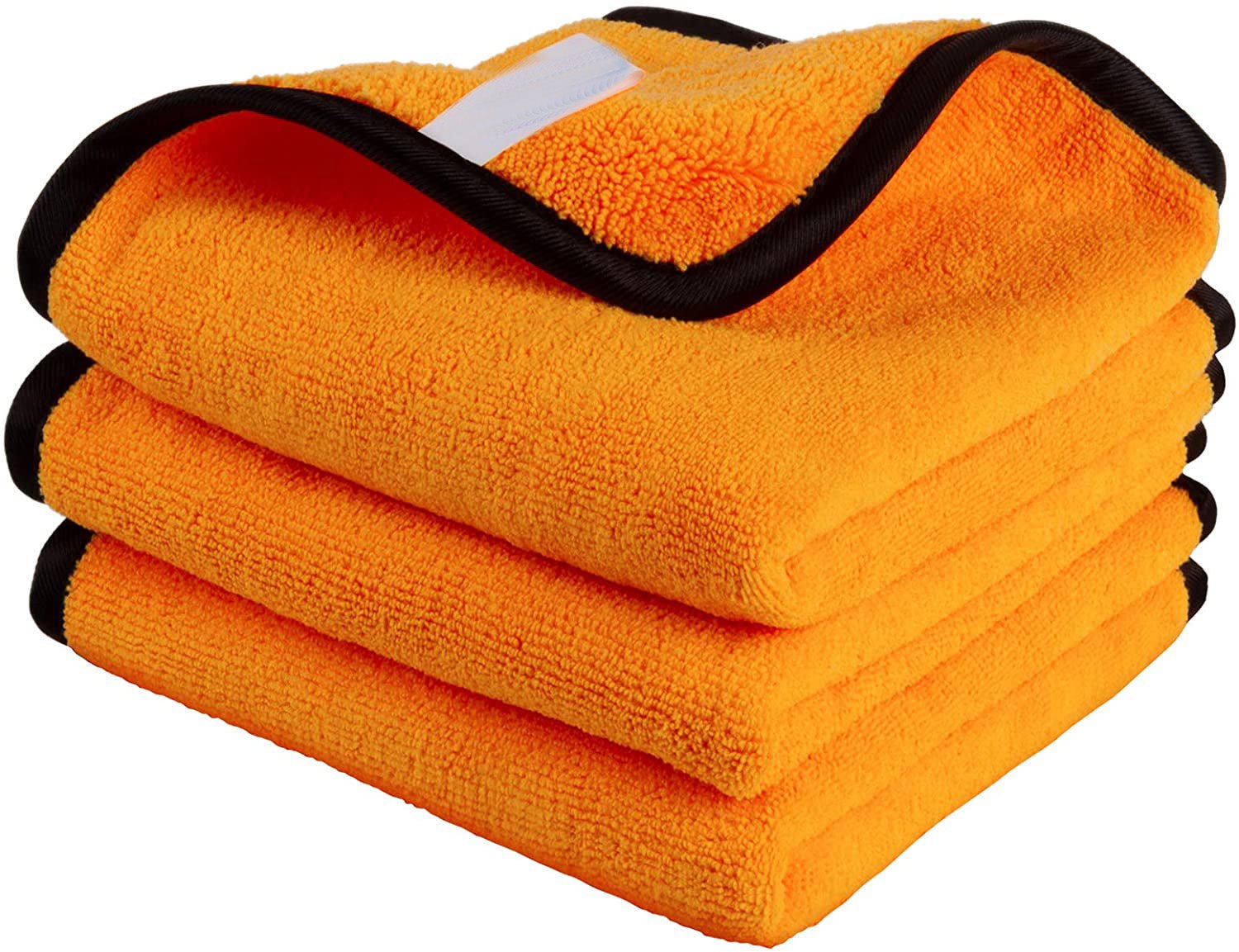 3-Pack Plush Car Wash Towels - Absorbent - Home2luxury 